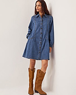 Monsoon Isla Denim Shirt Dress