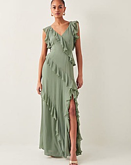 Monsoon Romy Ruffle Maxi Dress