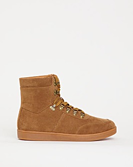 Tan Hitop Boot Wide Fit