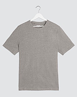 Grey Crew Neck T-shirt Long