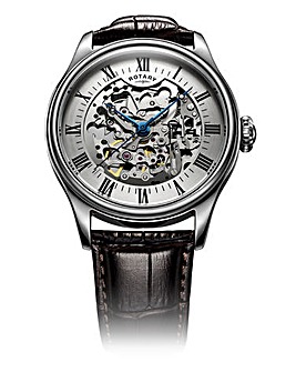 Rotary Greenwhich Skeleton Automatic Gents Watch