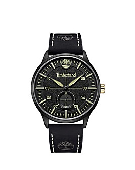 Timberland Beckham Leather Strap Watch