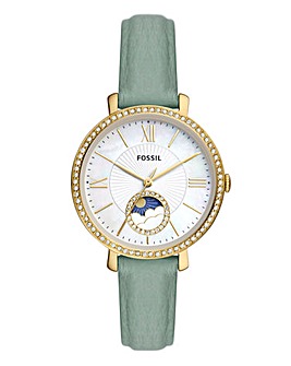 Fossil Womens Sage Leather Strap Watch