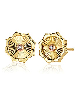 Clogau Bore Da Gold & Diamond Earrings