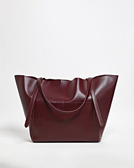 Classic Tote Bag With Front Pocket Detail