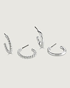 Buckley Freya Silver Hoop Earrings