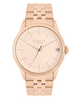 Radley Ladies Rose Gold Gold Plated Watch