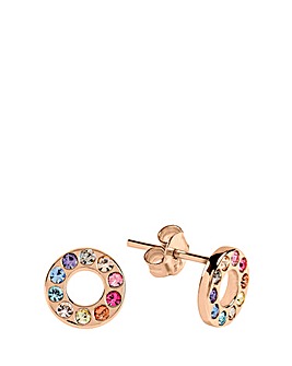 Radley Rose Gold Rainbow Stud Earrings
