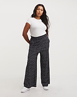 Plus Size Wide Leg Trousers | High Waist & Cropped | Simply Be