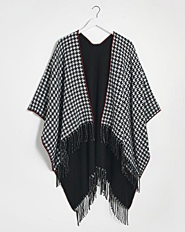 Dogtooth Check Reversible Cape