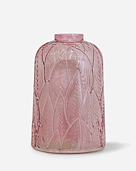 Pink Leaf Vase