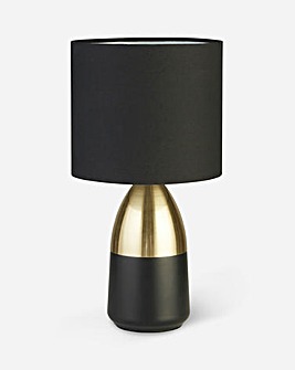 Small Black and Gold Table Lamp
