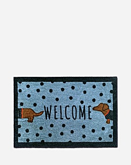 Welcome Doggie My Mat Nylon Doormat