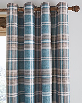 Catherine Lansfield Tweed Check Curtains