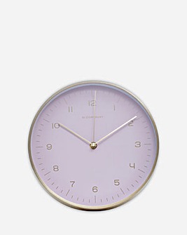 25cm Blush & Gold Elko Wall Clock