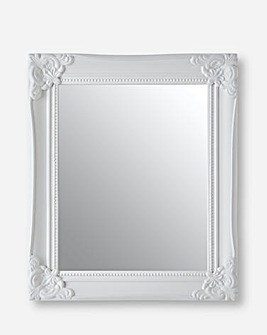 Ornate White Photo Frame,
