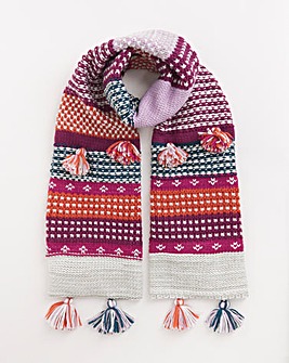 Winter Tassel Detail Scarf