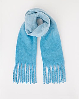 Blue Ombre Blanket Scarf