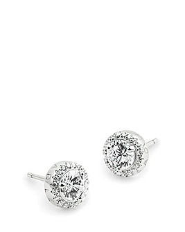 Radley Sterling Silver Cubic Zirconia Stone Set Stud Earrings