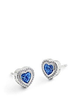 Radley Blue Heart Earrings