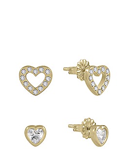 Radley Gold Plated Twin Pack Earrings