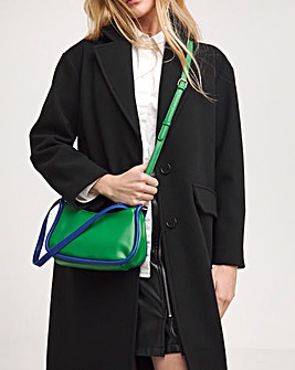 Contrast Detail Colour Block Bag