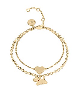 Radley Gold Double Layered Bracelet