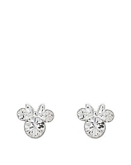 Disney Minnie Mouse Silver Stud Earrings