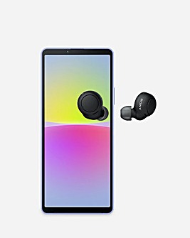 FREE GIFT! Sony Xperia 10 IV 128GB - Lavender with FREE WF-C500 Ear Buds