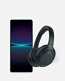 FREE GIFT! Sony Xperia 1 IV 256GB - Black with FREE WH-1000XM4 Headphones