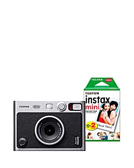 Fujifilm Instax Mini 12 Instant Camera with 20 Shot Film Pack - Pastel Blue