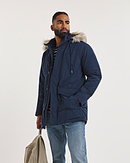 Navy Premium Trim Parka