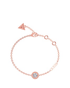 Guess Rose Gold Plated Charm Bracelet