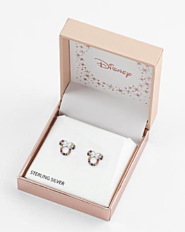 Disney Minnie Silver Rainbow Earrings