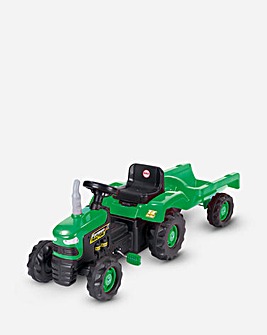 Dolu Pedal Operated Tractor & Trailer