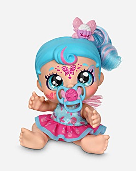 Kindi Kids Dress Up Magic Patticake Fairy Baby Sister Face Paint Reveal Doll