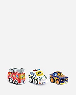 Vtech Toot-Toot Drivers 3 Pack: Police Car, Fire Truck and Race Car