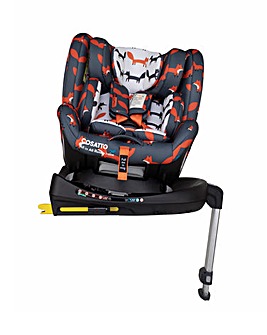 Cosatto All in All i-Size Rotate Group 0+/1/2/3 Car Seat - Charcoal Mister Fox