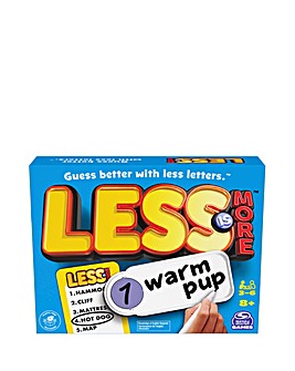 Less is More Family Word Game