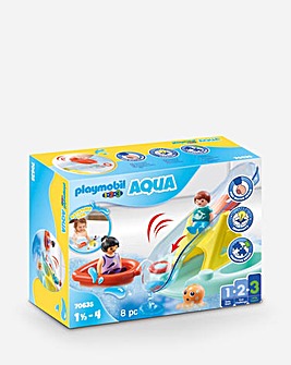 Playmobil 1.2.3 AQUA 70635 Island with Water Slide