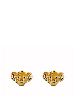 Disney's Lion King Gold Plated Earrings