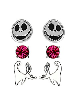 Disney Nightmare Before Christmas 3 pack of Stud Earrings