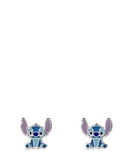 Disney Stitch Sterling Silver Enamel Stud Earrings