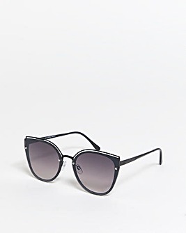 UV Protection Black Rosie Sunglasses