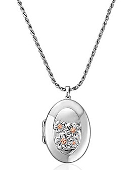 Clogau Forget Me Not Locket Necklace