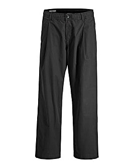 Jack & Jones Owen Cade Pleated Jogger Trouser - Black