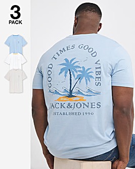Jack & Jones Summer Vibes T-Shirt 3 Pack