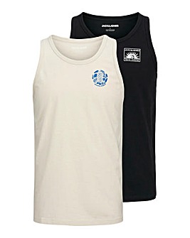 Jack & Jones 2 Pack Vest