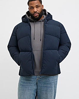 Jack & Jones Global Puffer Coat - Navy