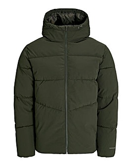 Jack & Jones Global Puffer Coat - Green